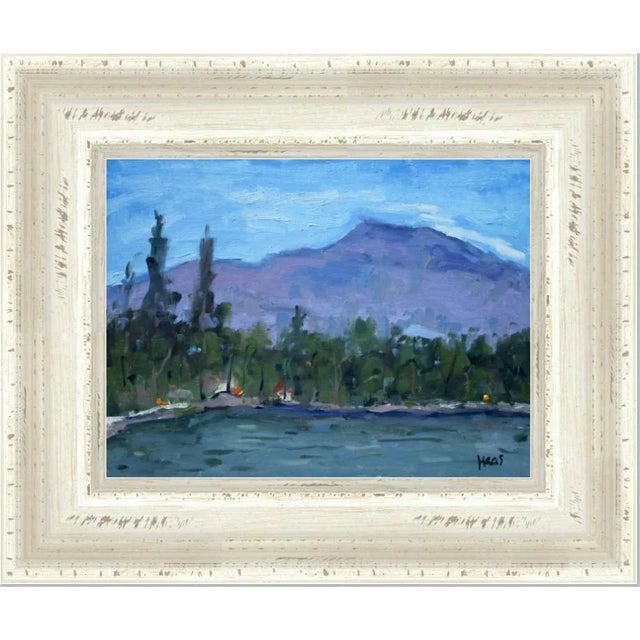 Abstract Modern Plein Air Landscape Oil Painting by Lisa Haas For Sale - Image 3 of 5