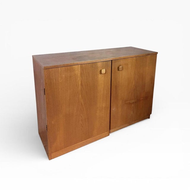 Wood Mid-Century Danish Teak Media Unit with Shelving For Sale - Image 7 of 7