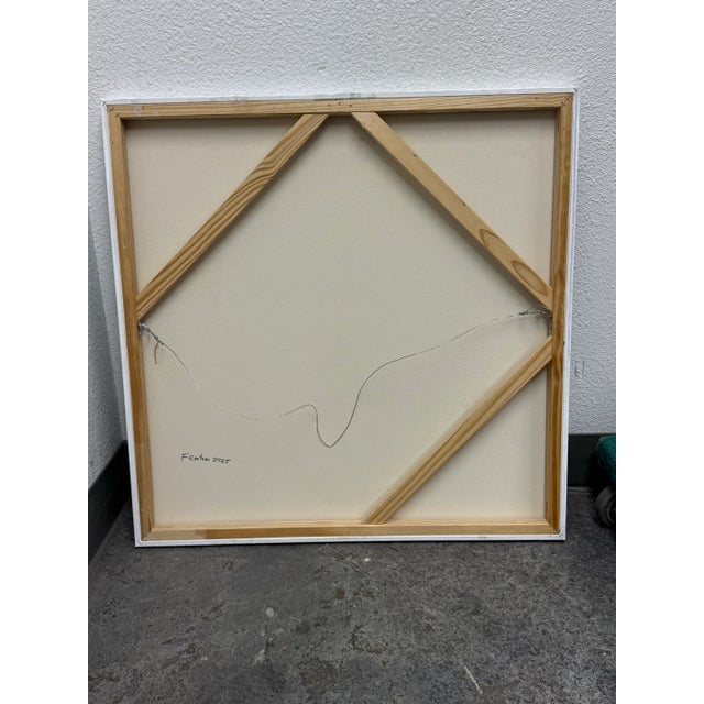 Circa 2025 John Fenton Abstract Original Painting, Signed For Sale - Image 11 of 12