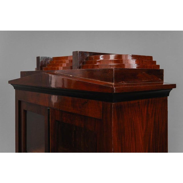 Biedermeier Style Bookcase in Mahogany, Early 20th Century For Sale - Image 16 of 18