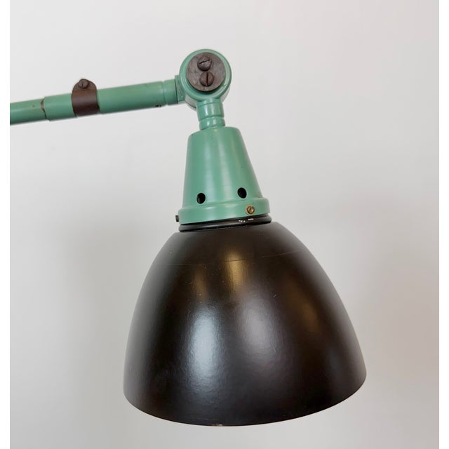 Green Industrial Workshop Desk Lamp by Curt Fischer for Midgard, 1950s For Sale - Image 15 of 18