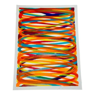 Dan Christensen “l.p. (Larry Poons),” 1978 Screenprint For Sale