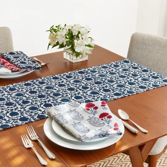 Lotus is our contemporary take on a traditional floral vine design. Rendered as a solid “gad” print without the intricate...