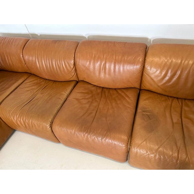 Modular Leather Sofa from Wittmann, Set of 5 For Sale - Image 10 of 17