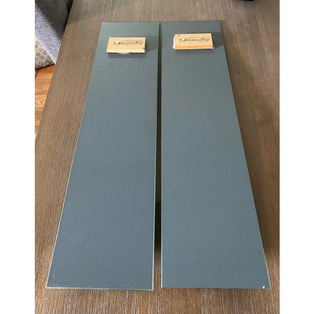 Transparent 1980s Vintage Art Deco Wall Mirrors - a Pair For Sale - Image 8 of 8