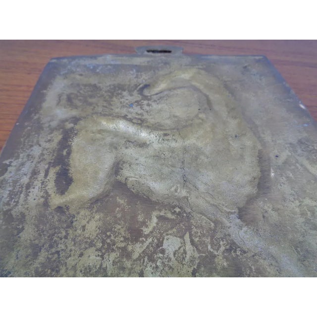 Brutalist Metal Horse Wall Panel, 1960s For Sale - Image 10 of 18