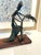 An intriguing Figurative sculpture in the style of Giacometti. The piece has a very nice harmonious feeling... while the...