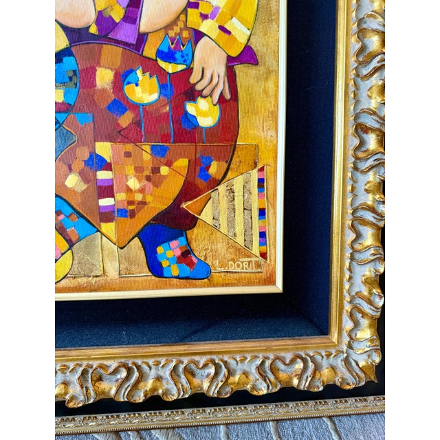 Dorit Levi, Large Colorful Music Notes Israeli Modernist Oil Painting Dorit Levi Musical Art For Sale In Miami - Image 6 of 11