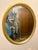Vintage Gilt Italian Mirror With Nicely Distressed Mirror Glass. Measures 21.5" x " 17.5" wide. Wire on back for hanging....