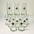1980s Vintage Memphis Postmodern Bent Glass Sterling Medallion Tall Boy Tumblers - Set of 12 For Sale - Image 11 of 15