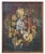 Original abstract floral painting signed "E. Sundt" and dated "57 in the lower right corner. Executed in a modernist style...
