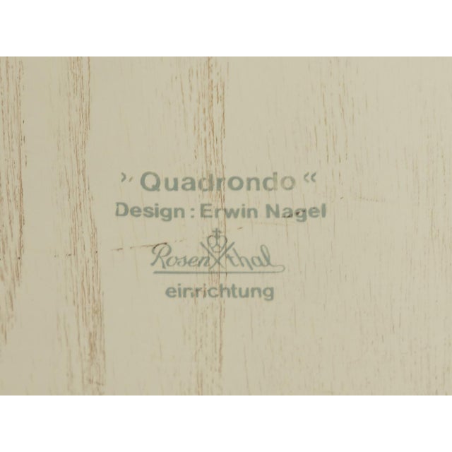 Quadrondo Dining Table by Erwin Nagel for Rosenthal, 1980s For Sale - Image 12 of 13