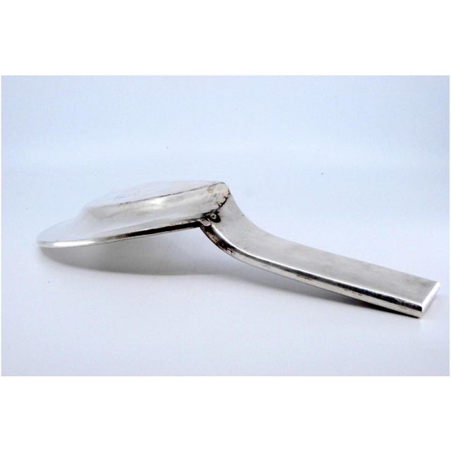 Collects Crumbs in Smooth Silver and Crimped Surround For Sale - Image 3 of 9