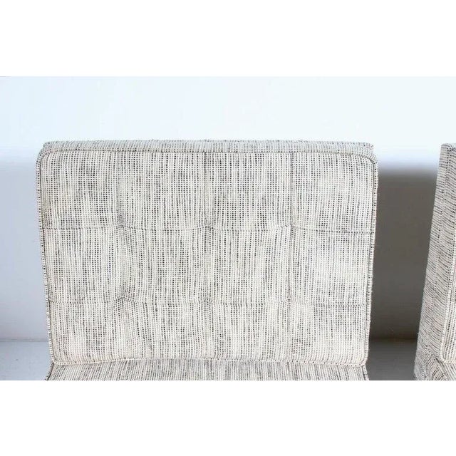 Metal Florence Knoll Model 65 Chrome Slipper Lounge Chairs, 1973 - A Pair For Sale - Image 7 of 13