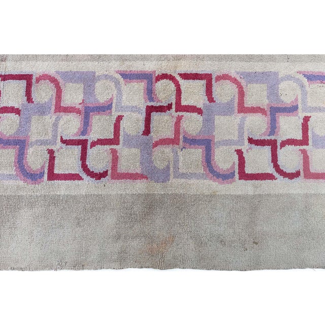 European Art Deco (size adjusted) Rug Doris Leslie Blau For Sale - Image 4 of 9
