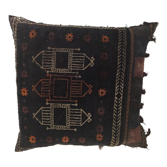 1880s Handwoven Afghan Baluch Saddle Tribal Bag Large Floor