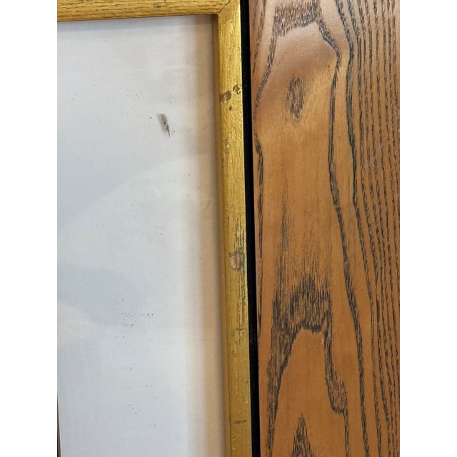 1970s Modern Abstract Mixed-Media Painting For Sale - Image 4 of 7