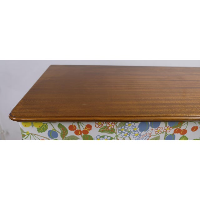 Swedish Cabinet with Josef Frank Paradiset Nordens Flora, Sweden, 1950s For Sale - Image 10 of 12