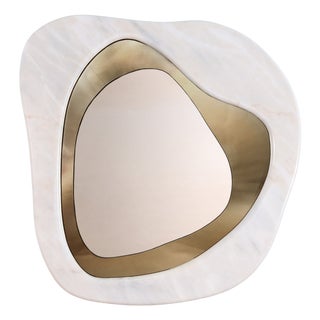 Powell Mirror in Estremoz Marble from Insidherland For Sale