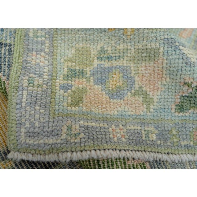 Textile Turkish Oushak Rug 2'11" x 10'3" #19120 For Sale - Image 7 of 8