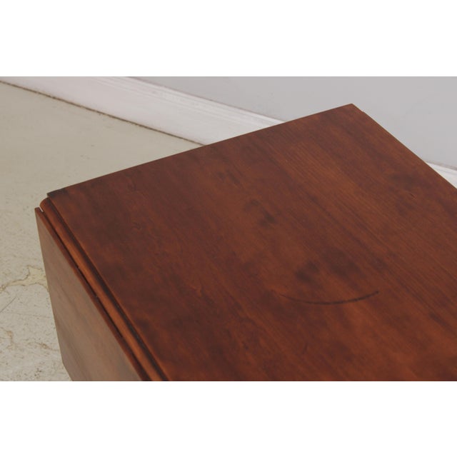Eldred Wheeler Primitive Cherry Dropleaf Farm Table For Sale - Image 14 of 18