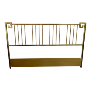 Brass Greek Key Headboard by Mastercraft - King Size