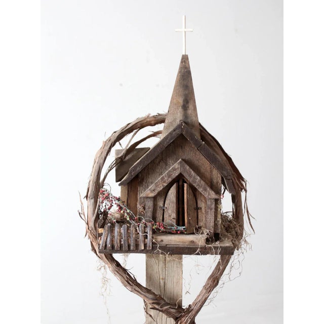 Early 20th Century Vintage Folk Art Bird House For Sale - Image 5 of 13