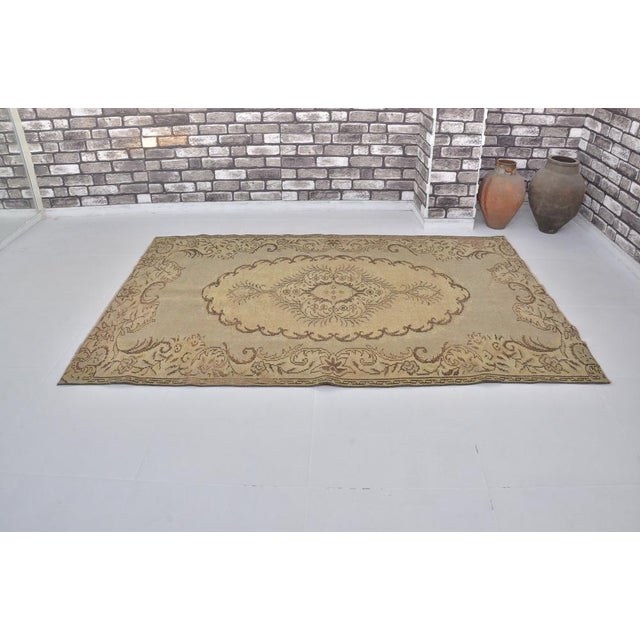 Vintage Modern Decor Living Room Rug in Pastel, in Flawless conditions. Designed 1960 to 1969