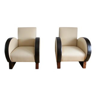 Art Deco Armchairs, 1930s, Set of 2 For Sale