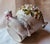 Sky Blue Antique European Porcelain Playful Cat Basketweave Vases - A Pair For Sale - Image 8 of 10