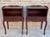 Brown Pair of Louis XV Style Bedside Tables with Drawer, Mid-20th Century For Sale - Image 8 of 11