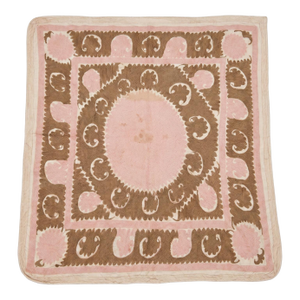 Embroidered Suzani Tablecloth From Uzbek