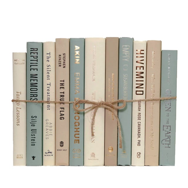 Modern Decorative Books - Sea Glass Book Bundle - 1 Foot of Blue Books For Sale - Image 3 of 3