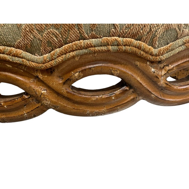 1930s French 4 Pretzel Ribbon Back French Hollywood Regency French Provincial Rococo Dining Chairs- Set of 2 For Sale - Image 9 of 10