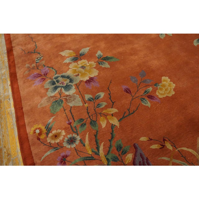 1920s Chinese Art Deco Carpet ( 8' X 9' 6" - 245 X 290 CM ) For Sale - Image 11 of 12