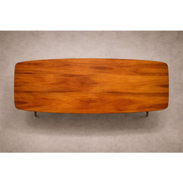 Brazilian Caviúna Dining Table for Eight Attributed to Giuseppe Scapinelli, Brazil, 1950s - Lot 648 For Sale - Image 11 of 12