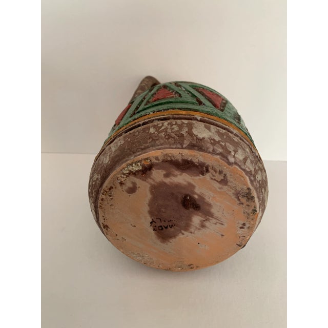 Vintage Early 20th Century Italian Multicolored Vessel For Sale - Image 4 of 6