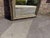 Large Antique French Carved Wood and Gesso Gilt and Painted Mirror, 1800s For Sale - Image 4 of 8