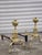Vintage Federal Style Large Brass Andirons - A Pair For Sale - Image 4 of 13