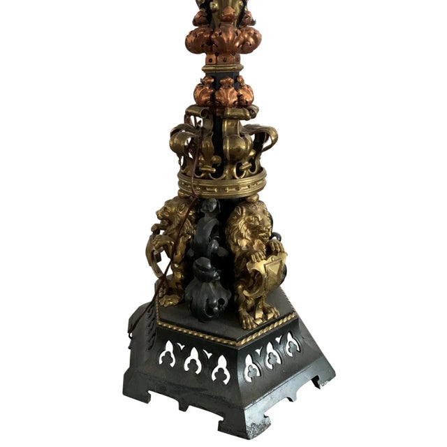 Monumental Floor Lamp For Sale In Tampa - Image 6 of 9