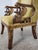 1990s Egyptian Style Gilt Carved Hall Chair W. Swans For Sale - Image 5 of 18