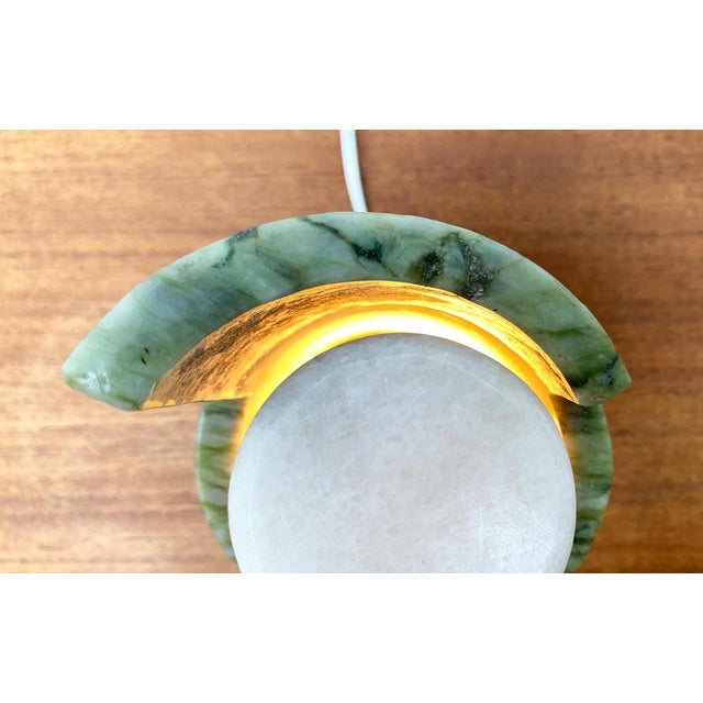 Postmodern Stone Table Lamp, 1980s For Sale - Image 9 of 18