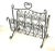 Black Iron French Victorian Magazine Firewood Rack For Sale - Image 11 of 11