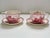 Cup measures 4 3/4 inches from handle to rim, 2 inches at the foot and 2 3/4 inches tall. Saucer measures 5 3/4 inches in...