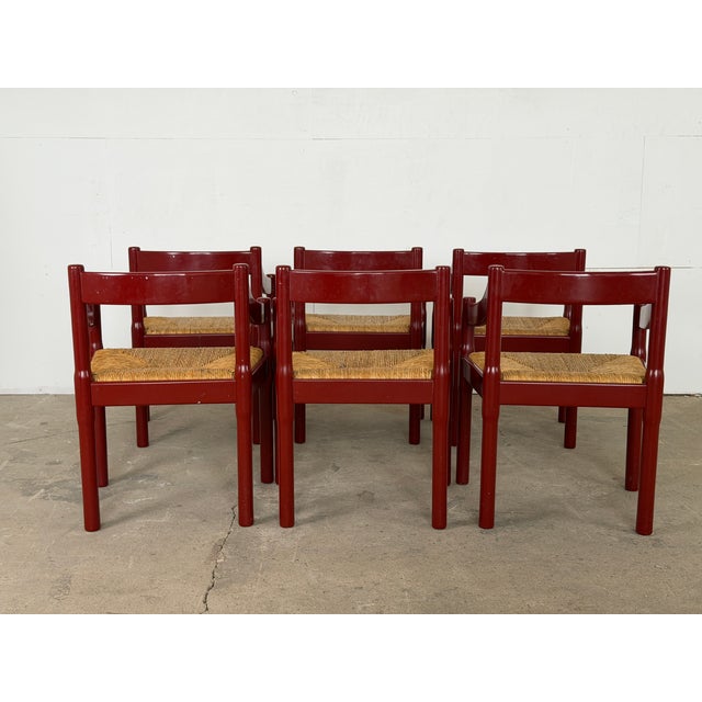 Cassina Mid-Century Modern Carimate Armchair by Vico Magistretti for Cassina, Italy, 1959 For Sale - Image 4 of 18
