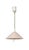 Vintage Post-Modern style pendant lamp from Lakro Amstelveen The Netherlands. It has a stepped soft pastel pink shade and...