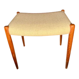 Vintage Niels Otto Moller Teak Danish Modern Ottoman