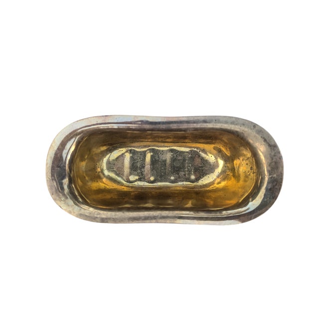 Vintage Brass Clawfoot Bathtub Soap Holder Dish For Sale In Charlotte - Image 6 of 9