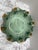 Large Vintage Aqua Glazed Pottery Scalloped Frog Bowl For Sale In Sacramento - Image 6 of 11