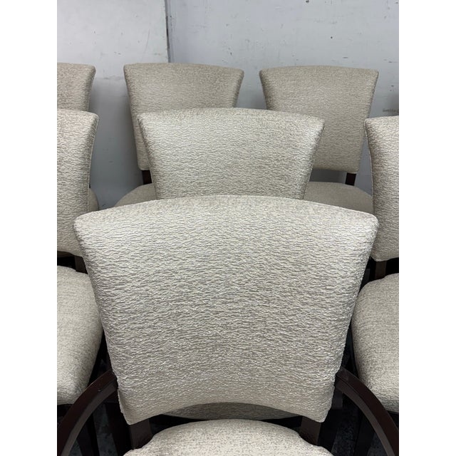 Armani by Nancy Corzine Venus Dining Chairs, Set of Eight For Sale - Image 11 of 12